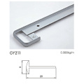 Profil de bordure d&#39;armoires en aluminium anodisé